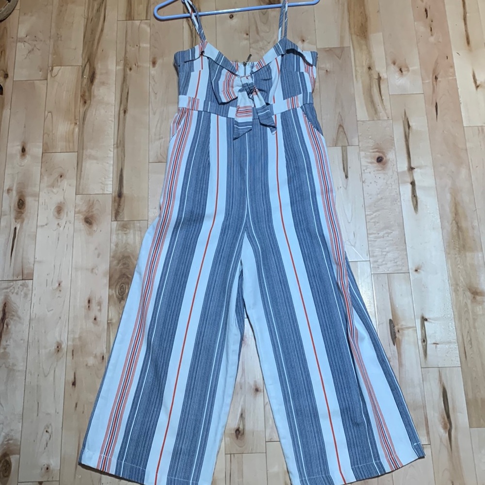 Forever 21 red white and blue jumpsuit